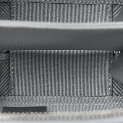 Chanel Gradient Metallic Lambskin Quilted Like A Wallet Clutch With Chain Silver Purple 6 of 11