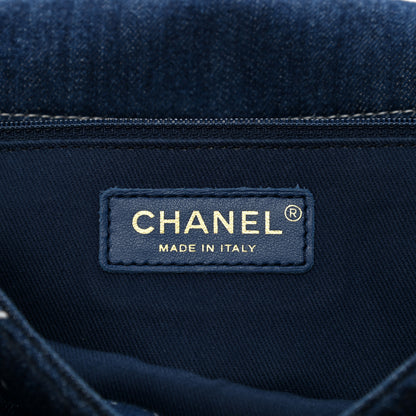 Chanel Denim Quilted Single Flap Blue 6 of 11