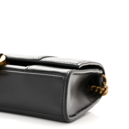 Balenciaga Shiny Box Calfskin Hourglass Chain Bag Black 9 of 10