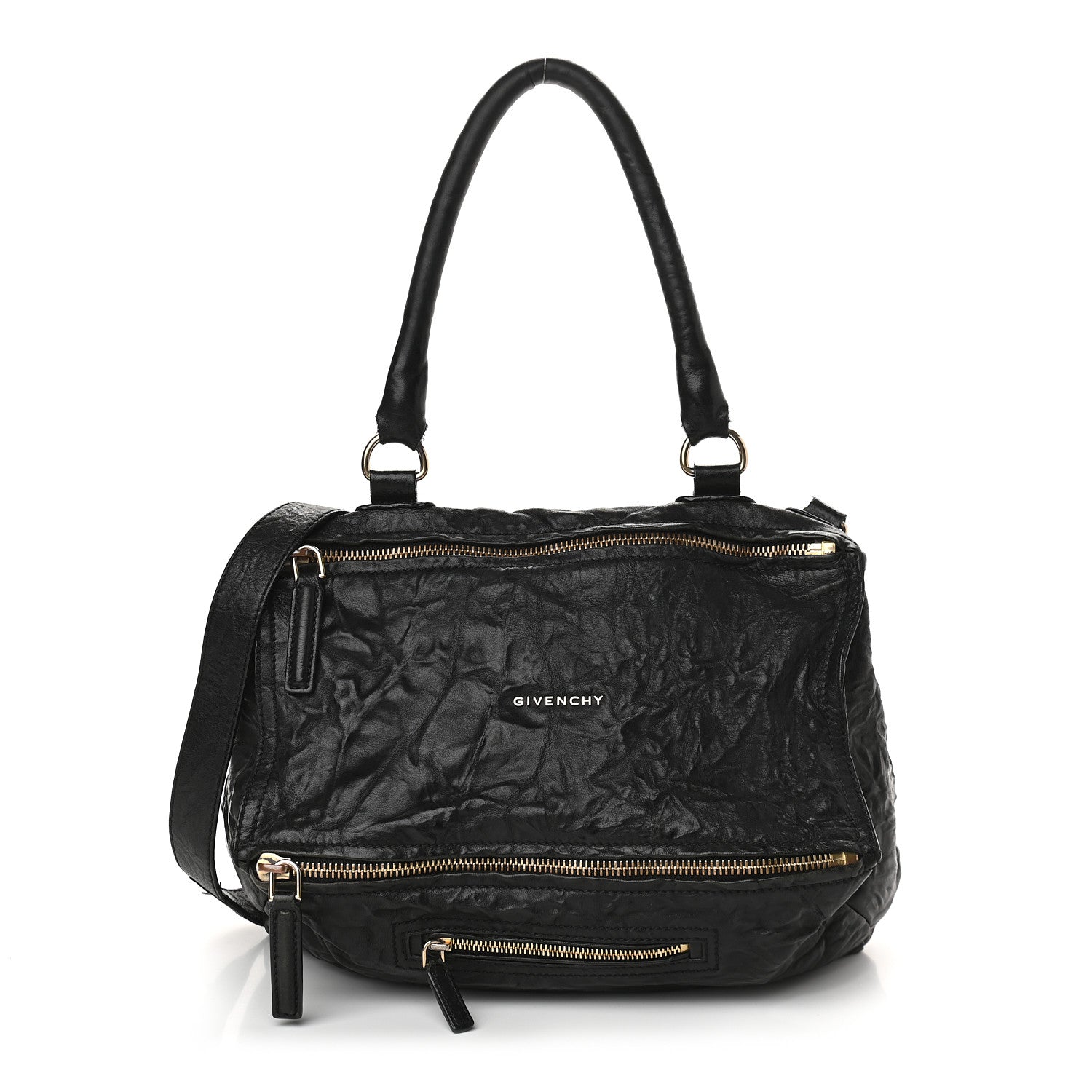 Givenchy Tumbled Sheepskin Medium Pandora Black 1 of 11