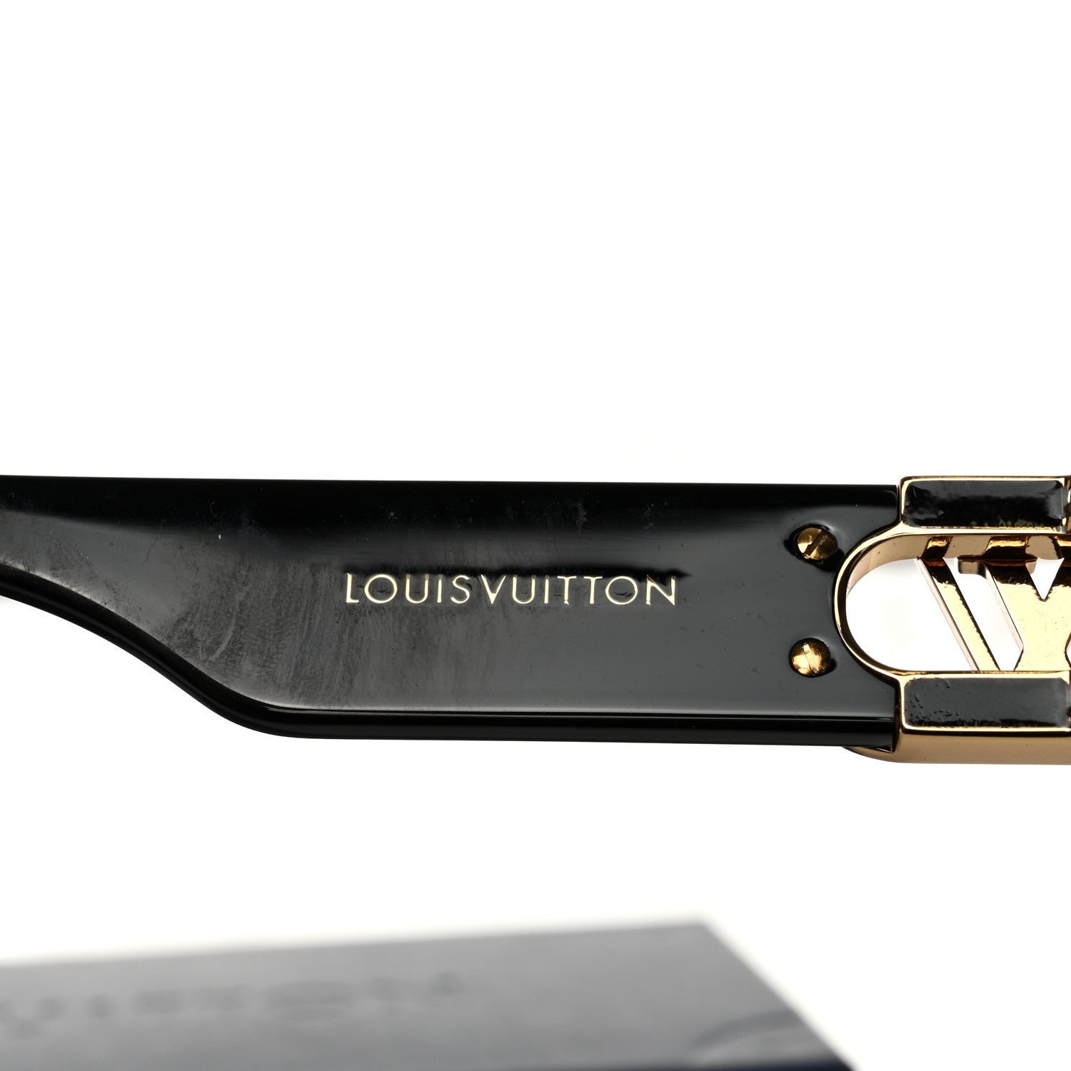 Louis Vuitton Acetate LV Link PM Square Sunglasses Z1566W Black 7 of 9
