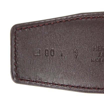 Hermes Epsom Chamonix Reversible 42mm Reversible Belt Strap 90 Capucine Chocolate 4 of 4