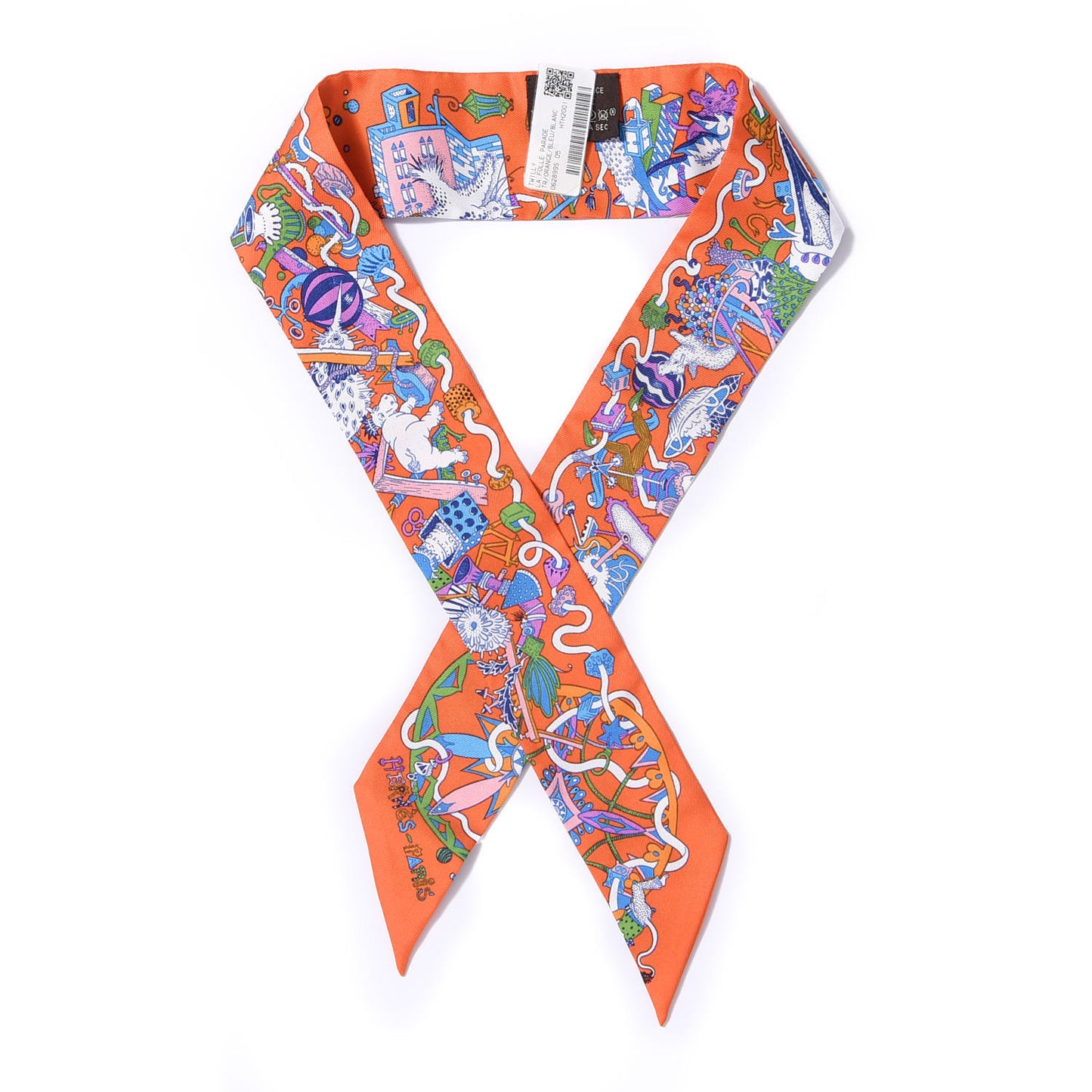 Silk La Folle Parade Twilly Orange Bleu White