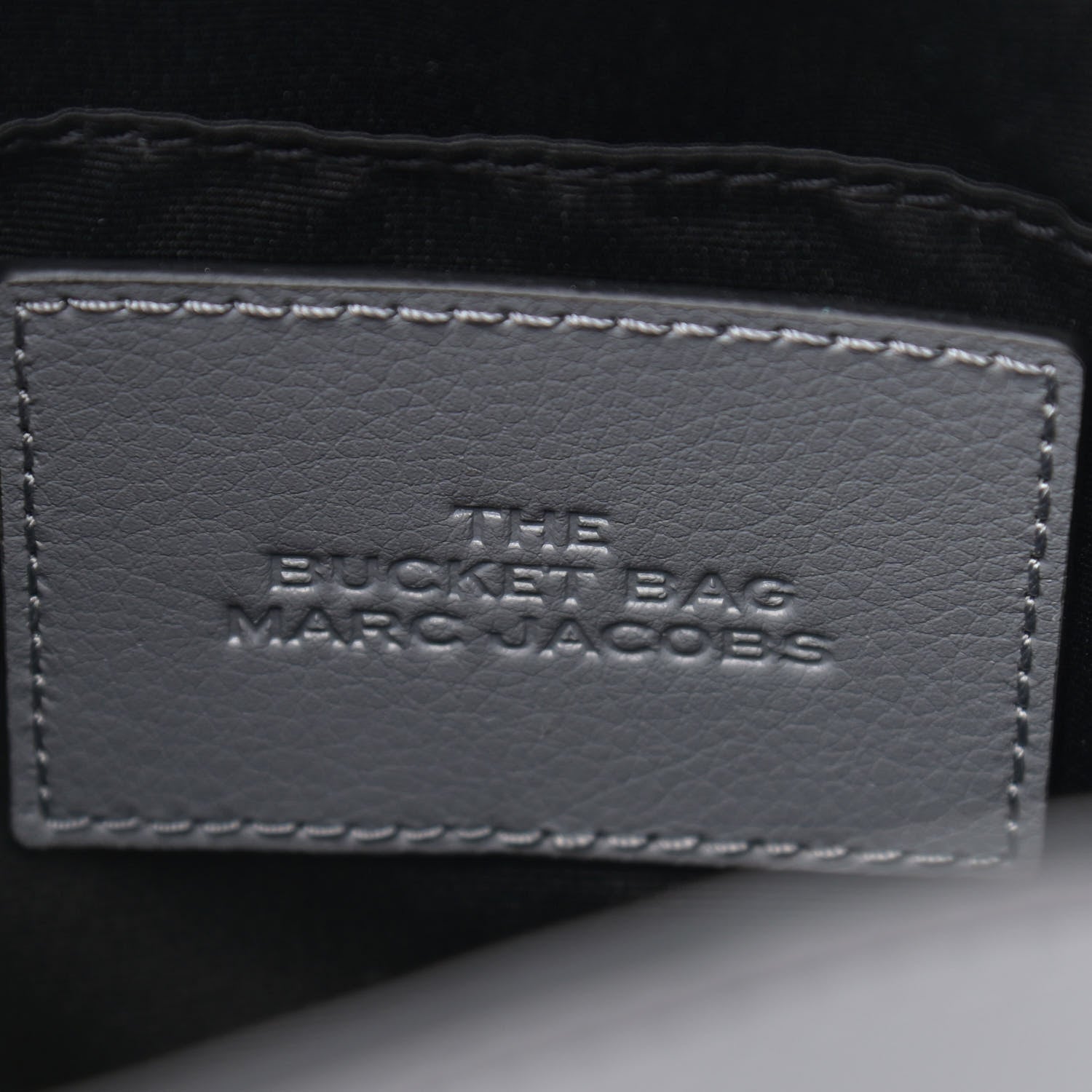 Marc Jacobs Grained Calfskin That Bucket Bag Grey 6 of 10