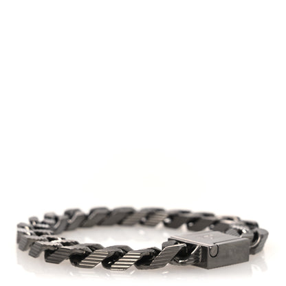 Fendi Ruthenium FF Link Bracelet L 6 of 8