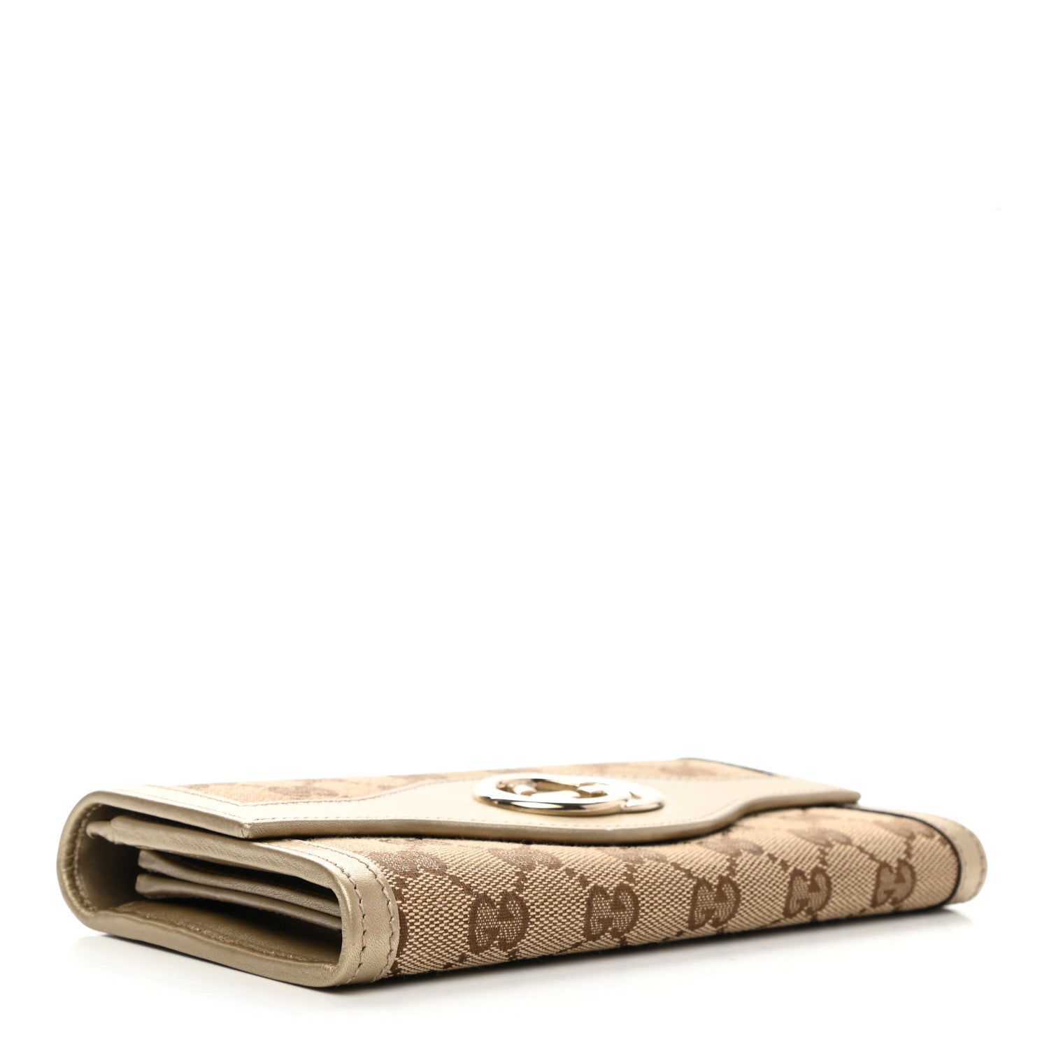 Gucci Monogram Sukey Continental Wallet Champagne 4 of 7