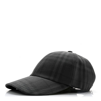Burberry Cotton Check Baseball Hat L Charcoal 1 of 11