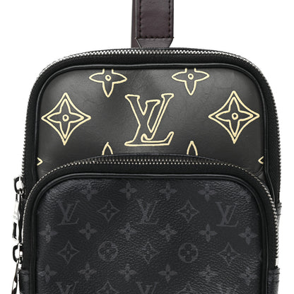 Louis Vuitton Monogram Eclipse Patchwork Amazone Sling Bag 8 of 13