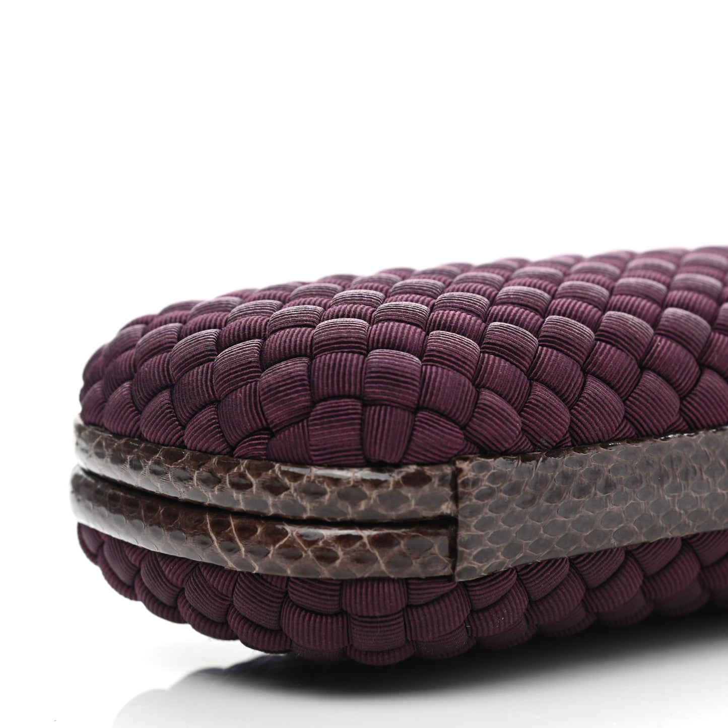 Intreccio Impero Ayers Stretch Knot Clutch Burgundy