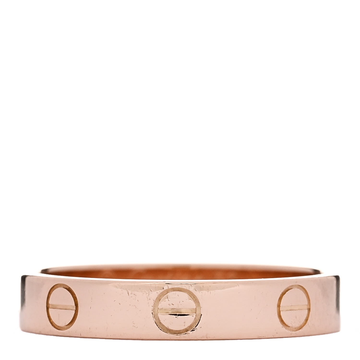 Cartier 18K Pink Gold 3.5mm LOVE Wedding Band Ring 56 7.5 1 of 4