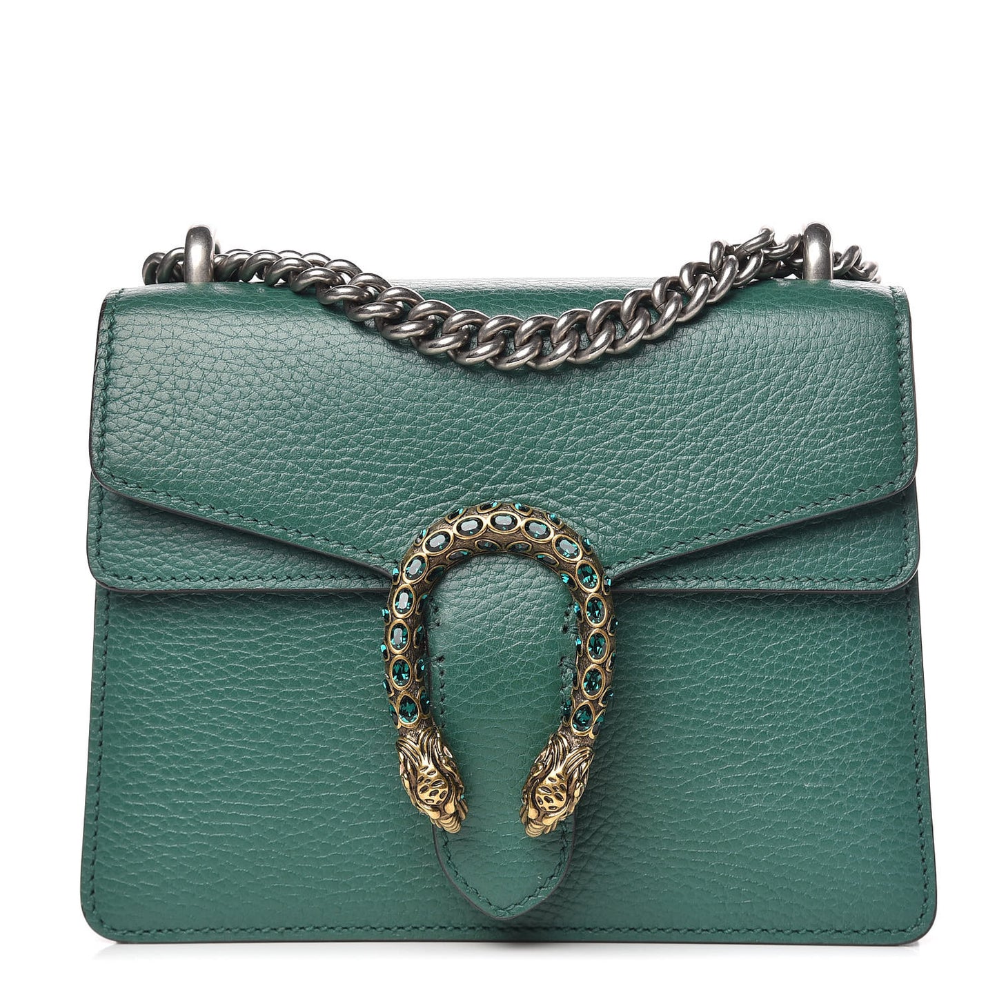 Calfskin Mini Dionysus Shoulder Bag Emerald
