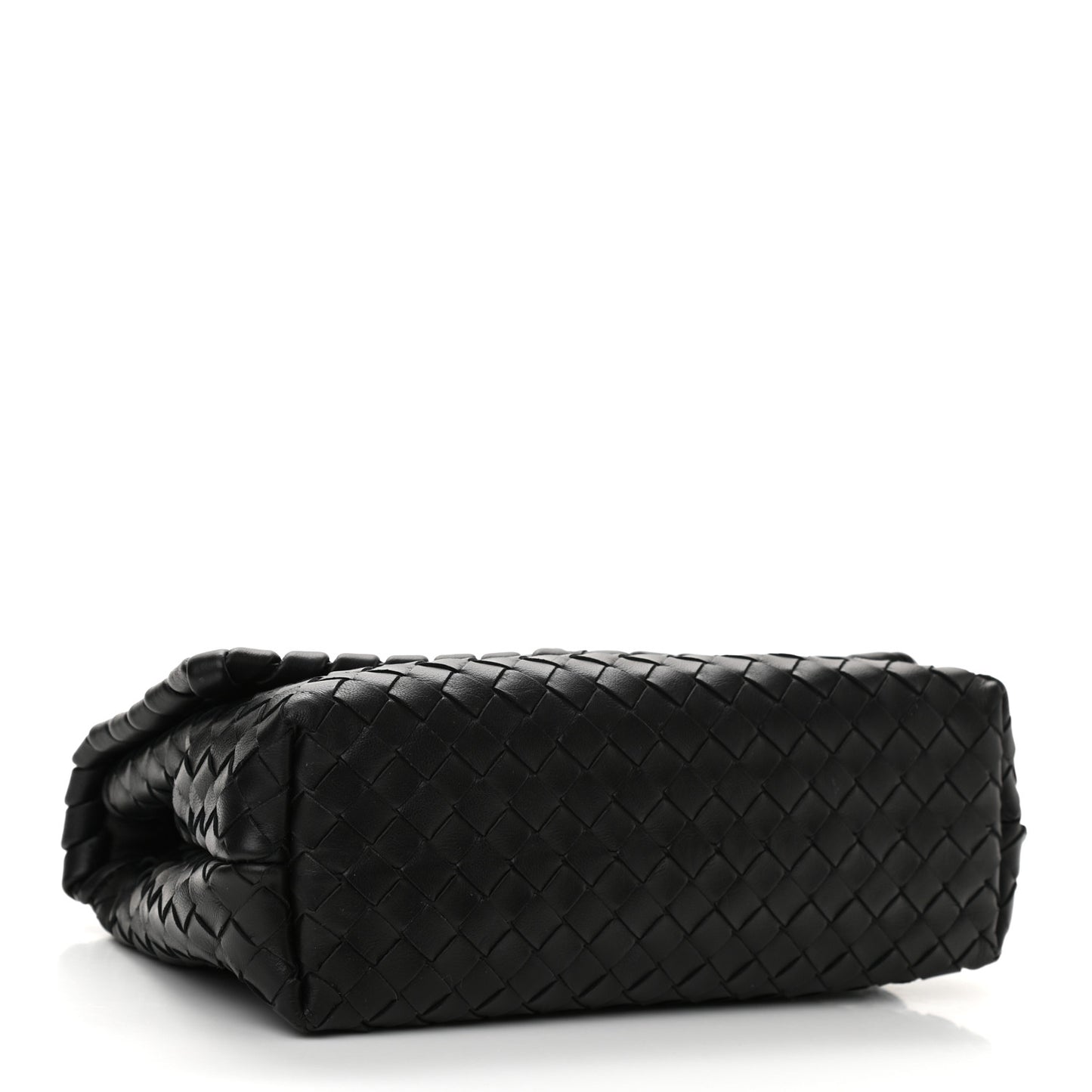 Nappa Intrecciato Baby Olimpia Shoulder Bag Black
