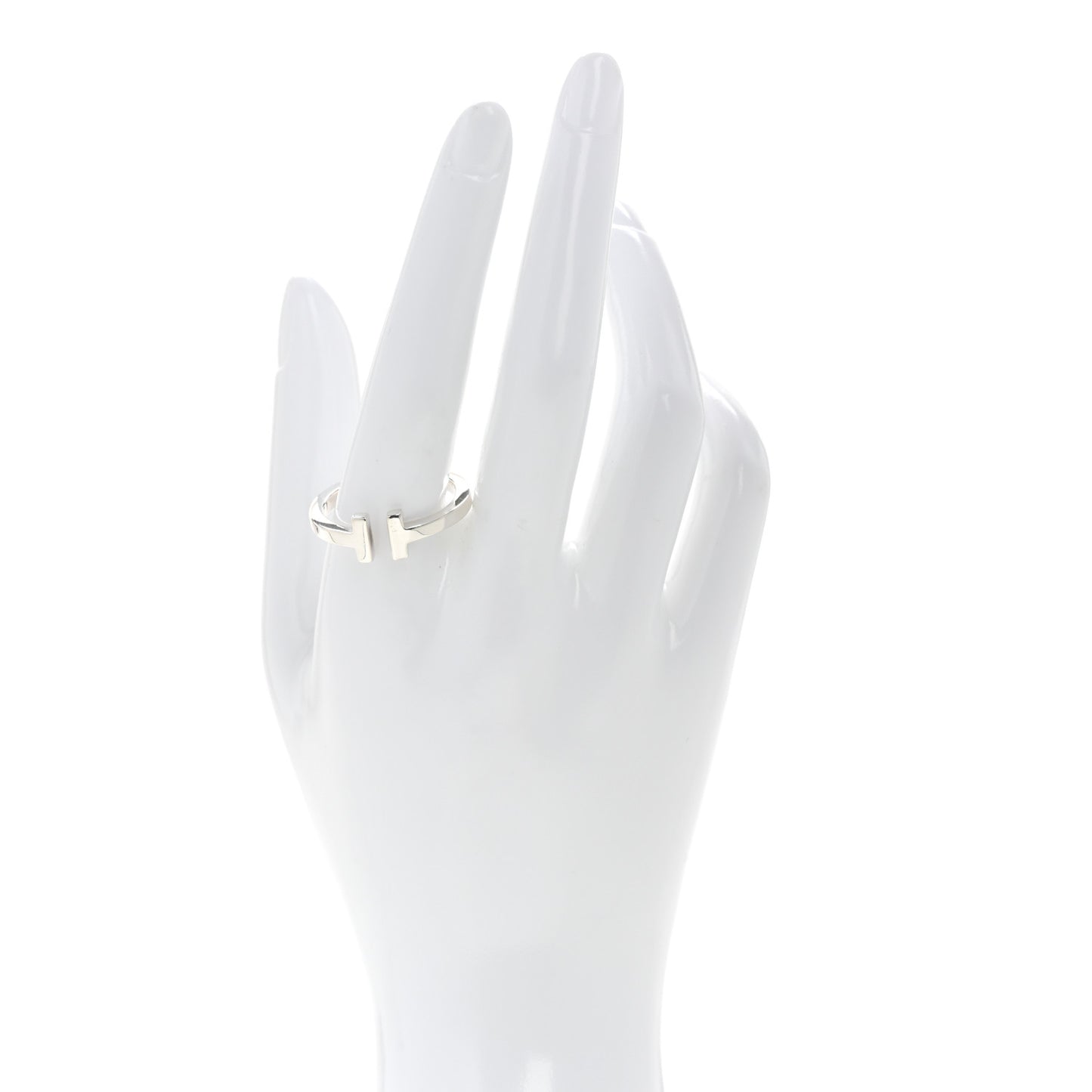 Sterling Silver T Square Ring 65 11