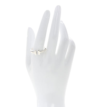 Tiffany Sterling Silver T Square Ring 65 11 2 of 4