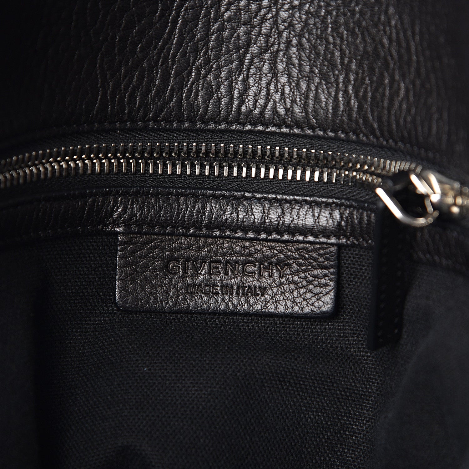 Givenchy Waxy Grained Calfskin Medium Pandora Pure Flap Bag Black 6 of 9