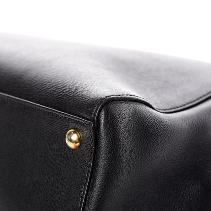 Fendi Vitello Elite Regular 2Jours Tote Black 14 of 23