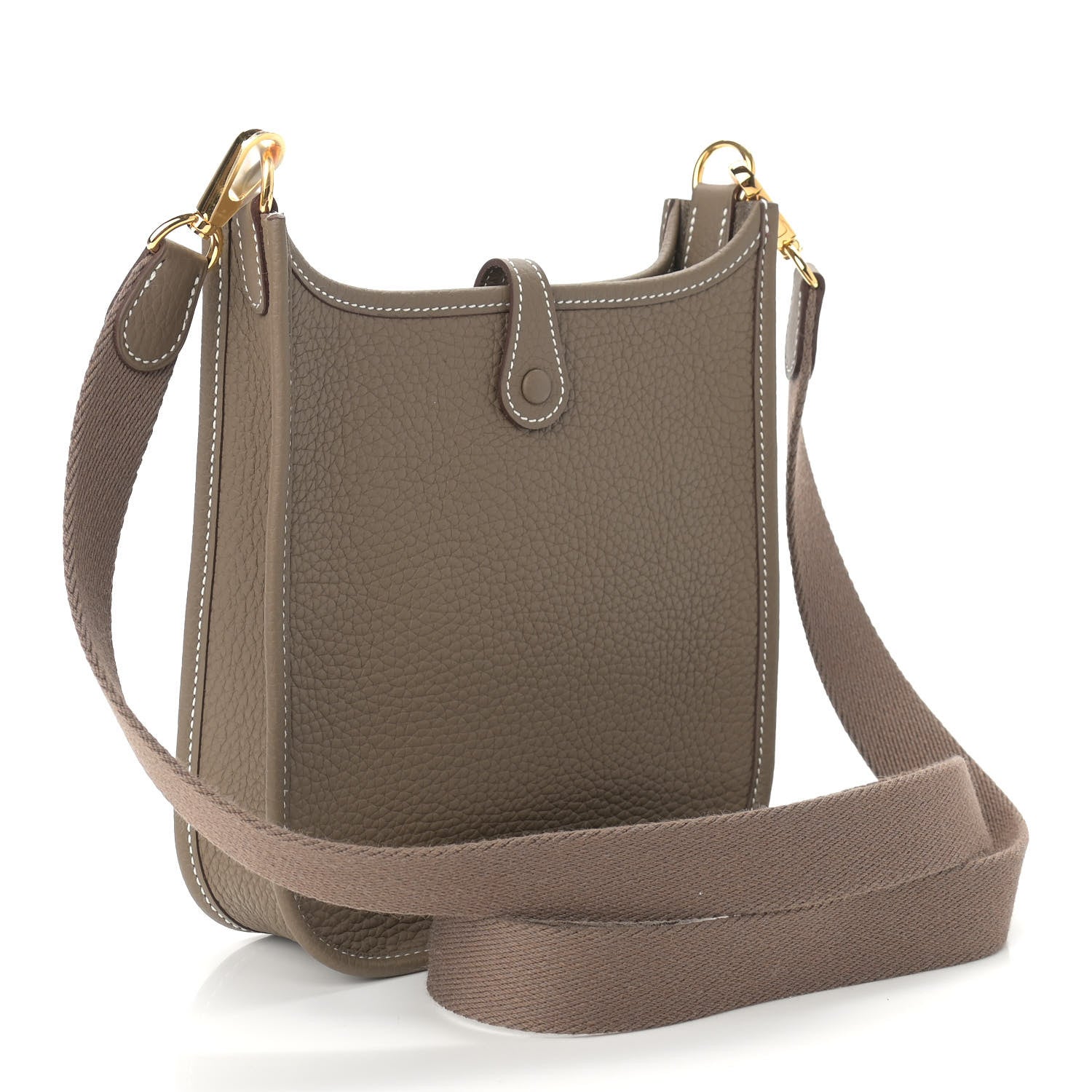 Hermes Taurillon Clemence Evelyne TPM Etoupe 3 of 9