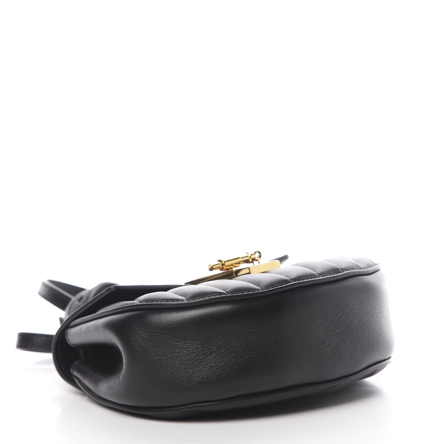 Calfskin Quilted Mini Drew Bijou Shoulder Bag Black