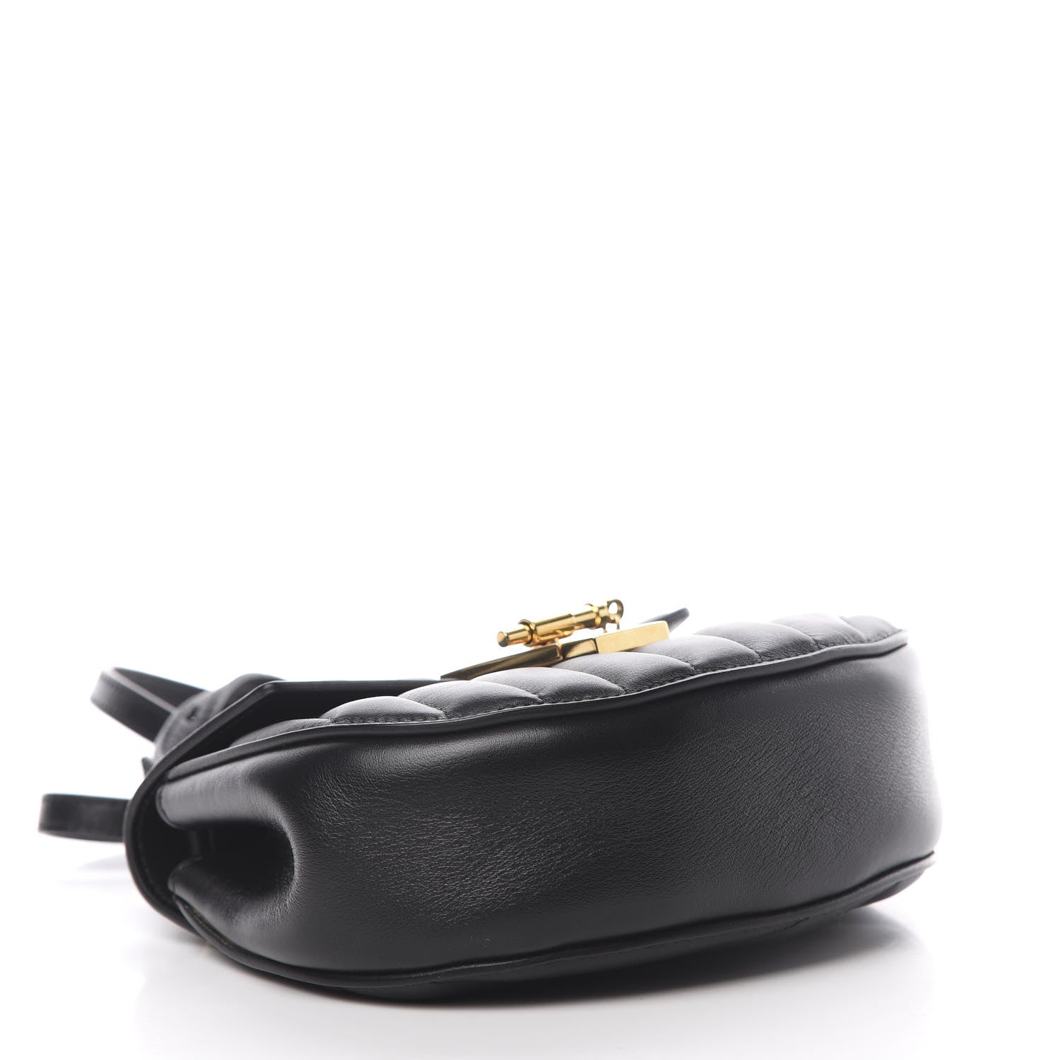 Chloe Calfskin Quilted Mini Drew Bijou Shoulder Bag Black 5 of 12