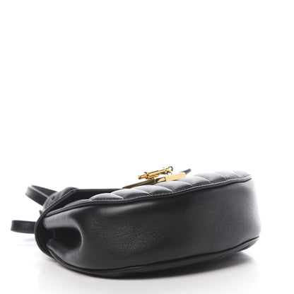 Chloe Calfskin Quilted Mini Drew Bijou Shoulder Bag Black 5 of 12