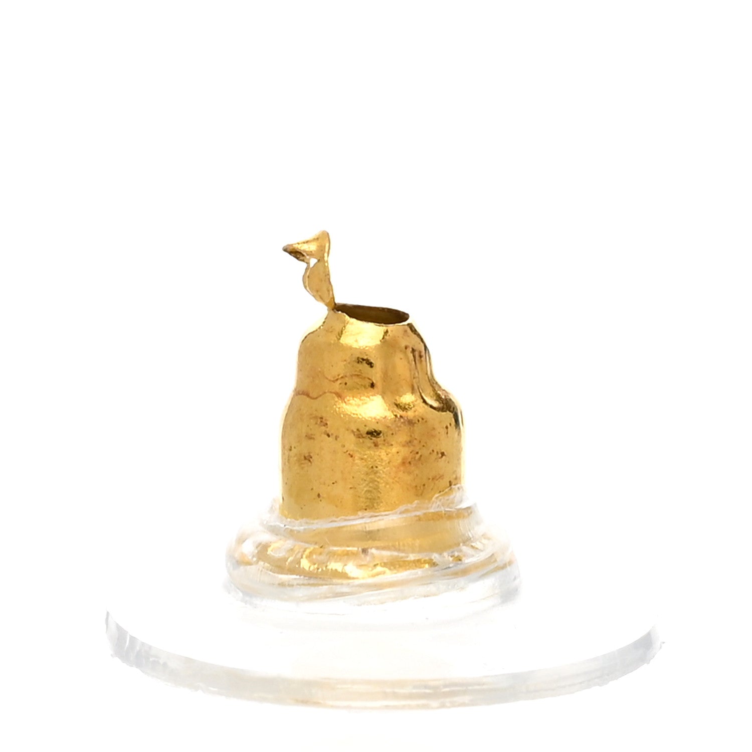 Chanel Crystal CC Vendome Round Earrings Gold 5 of 6