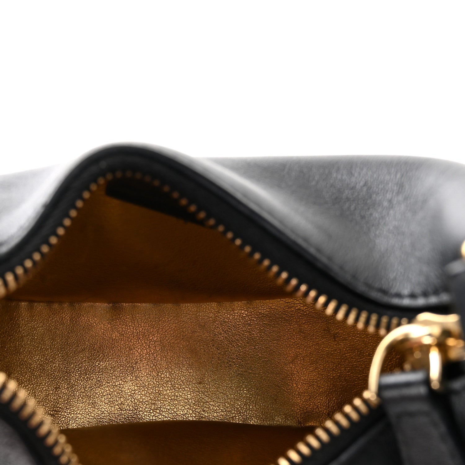 Fendi Vitello Grace Matte Nano Fendigraphy Hobo Charm Black 5 of 11