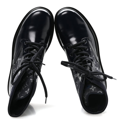 Louis Vuitton Denim Mens LV Ranger Ankle Boots 9 9 Dark Blue 2 of 9