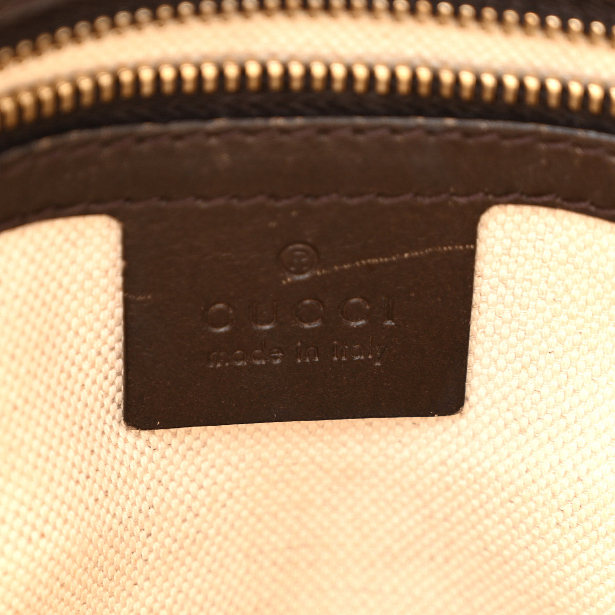 Monogram Vintage Web Medium Boston Dark Brown