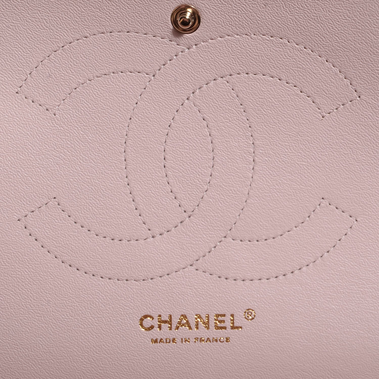 Chanel Lambskin Quilted Jumbo Double Flap Light Pink 7 of 9