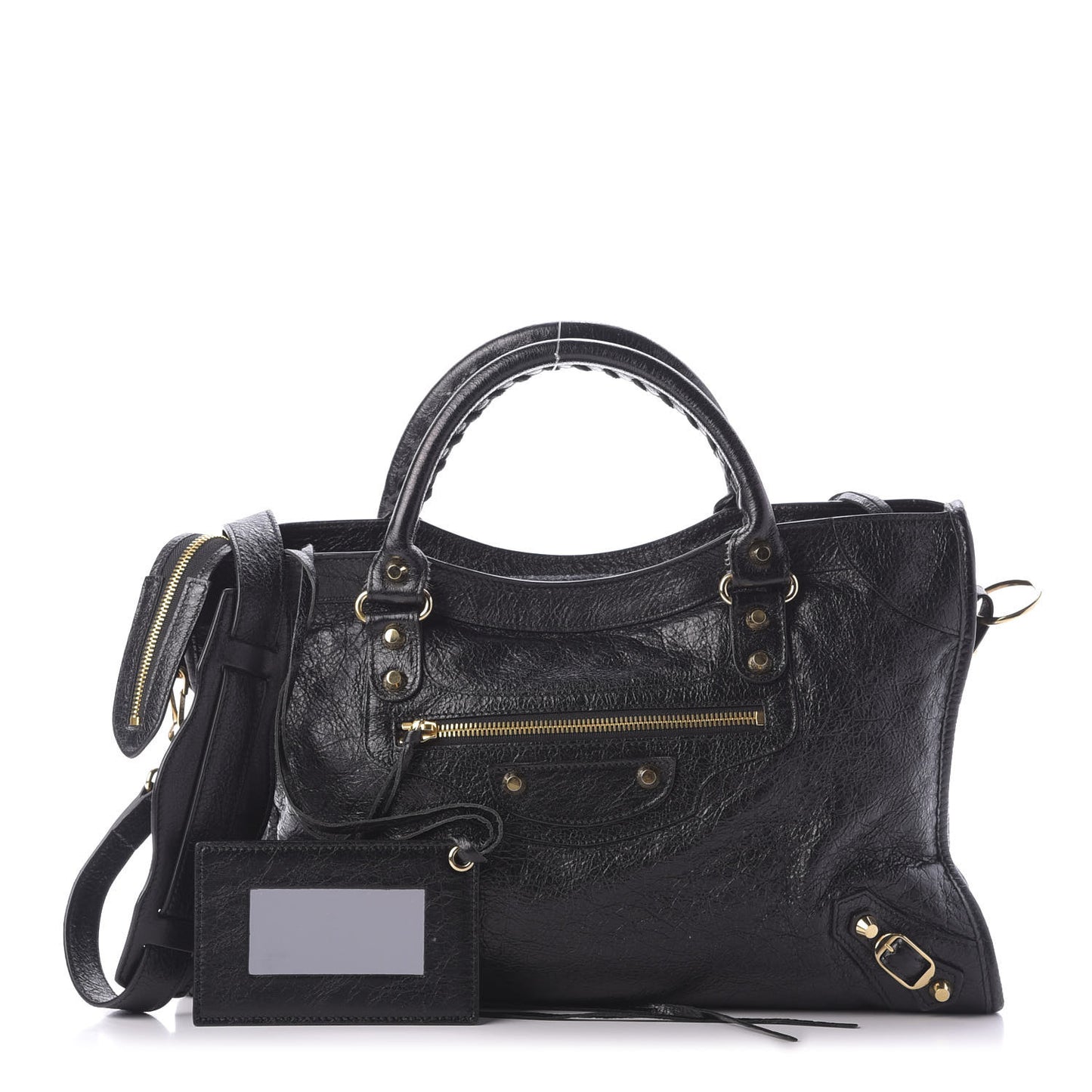 Agneau Classic Gold Hardware City Black
