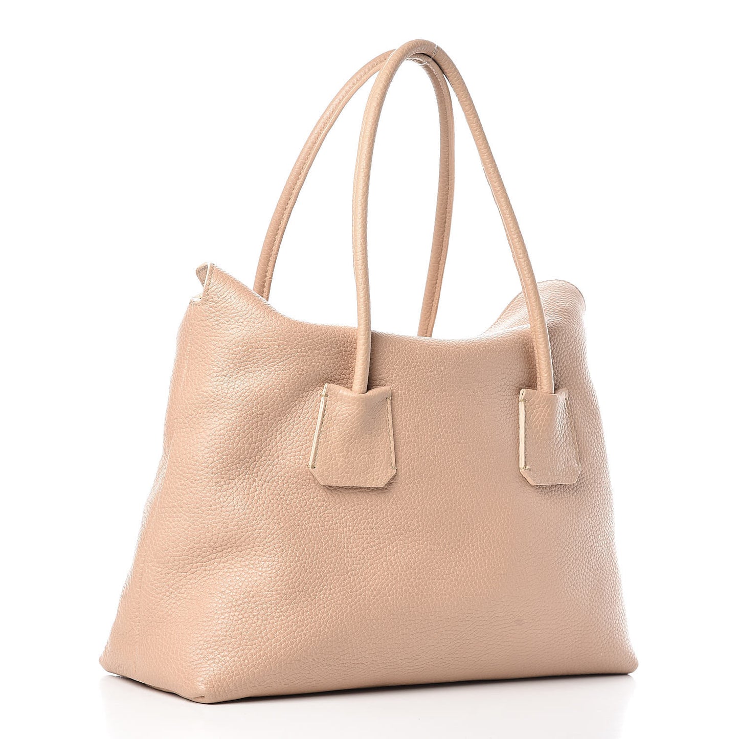 London Grainy Calfskin Medium Baynard Tote Light Nude