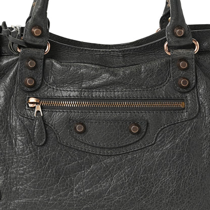 Balenciaga Agneau Giant 12 Rose Gold Hardware City Gris Tarmac 9 of 12