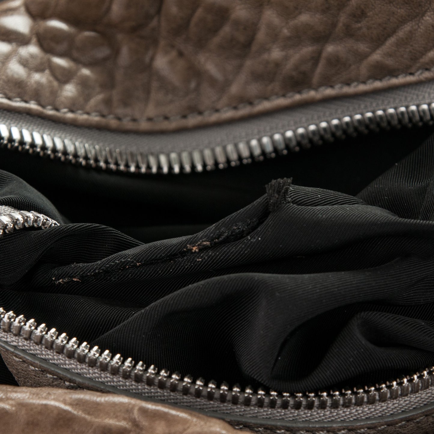 Pebbled Lambskin Rocco Grey