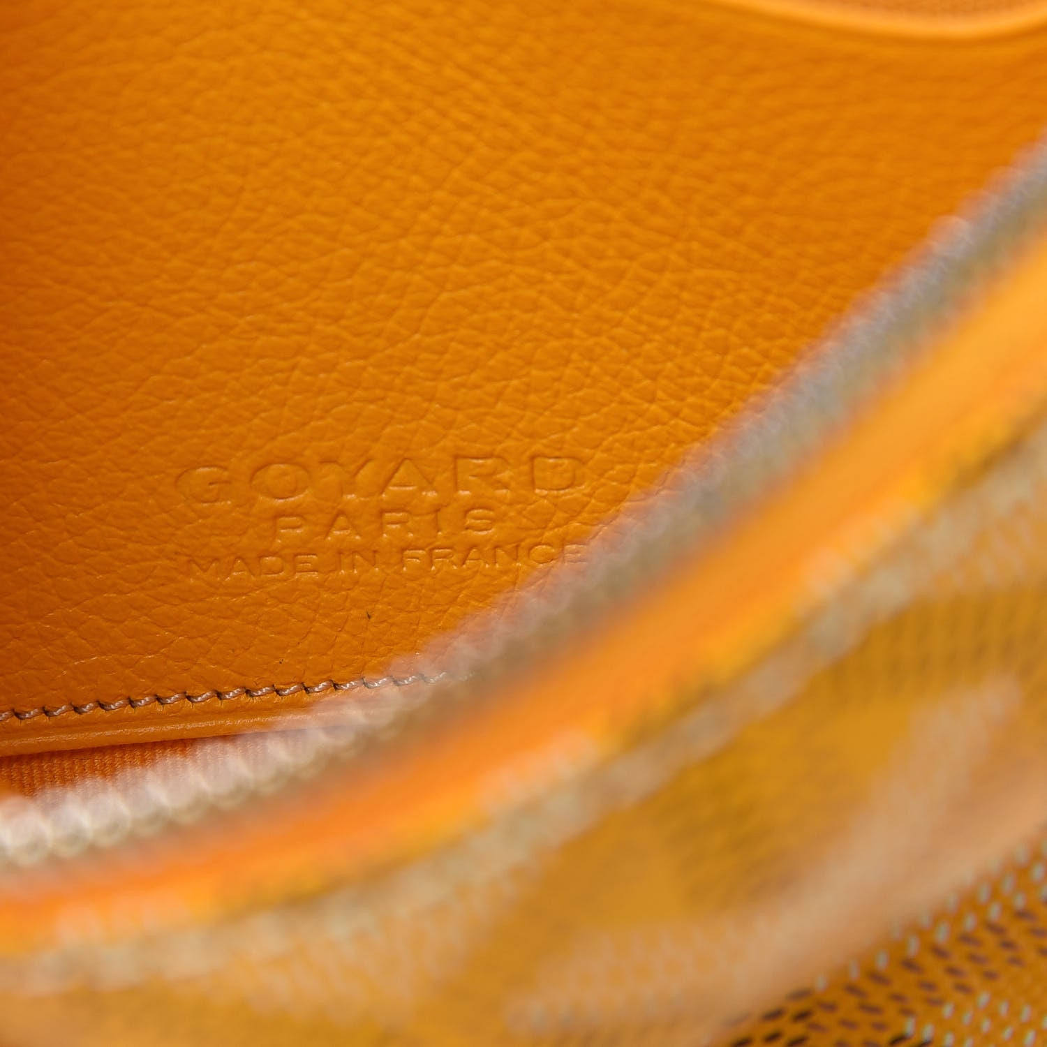 Goyard Goyardine Mini Senat Pochette Yellow 6 of 6