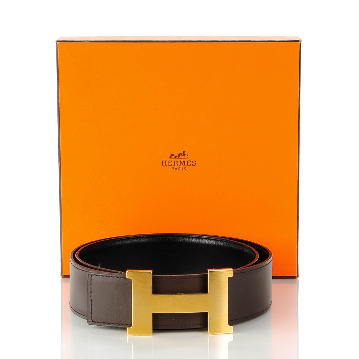 Box Chamonix 42mm Constance 2 Belt 90 Black Chocolate