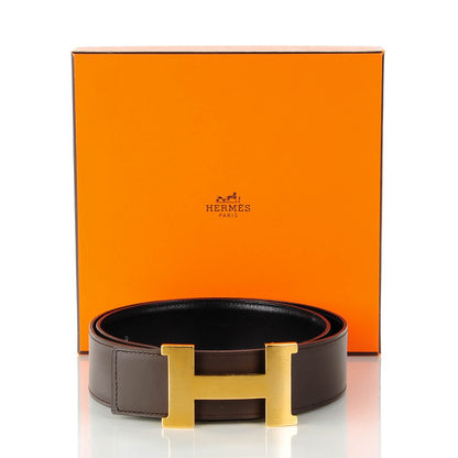 Hermes Box Chamonix 42mm Constance 2 Belt 90 Black Chocolate 8 of 8