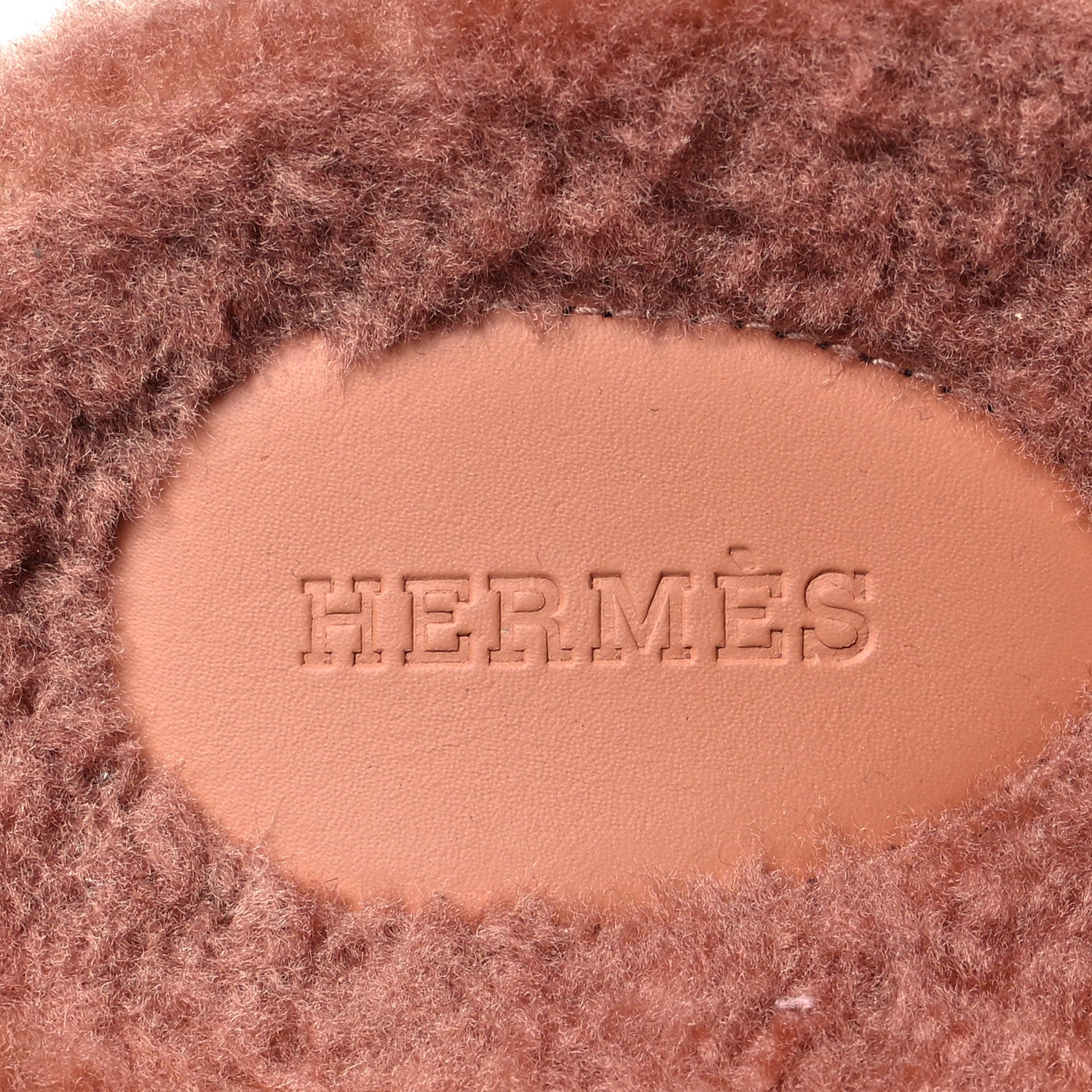 Hermes Suede Goatskin Woolskin Womens Chypre Sandals 36 Rose Aube 7 of 9