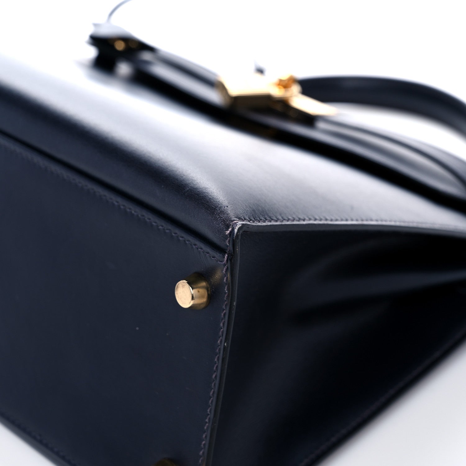 Hermes Box Kelly Sellier 32 Bleu Marine 10 of 34