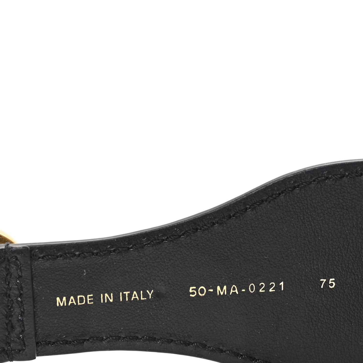 Christian Dior Canvas Embroidered Book Belt 75 30 Bleu 3 of 4