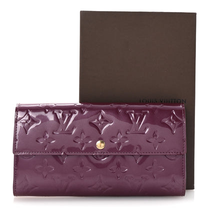 Louis Vuitton Vernis Sarah Wallet Violet 7 of 7