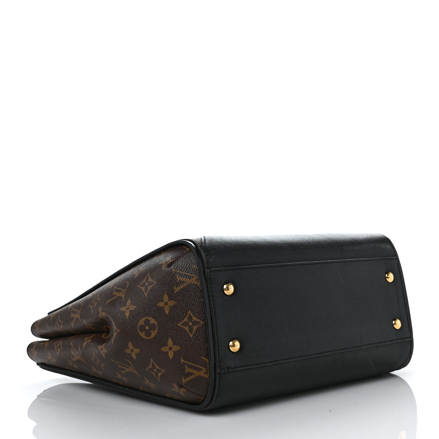 Calfskin Monogram Kimono Tote Black