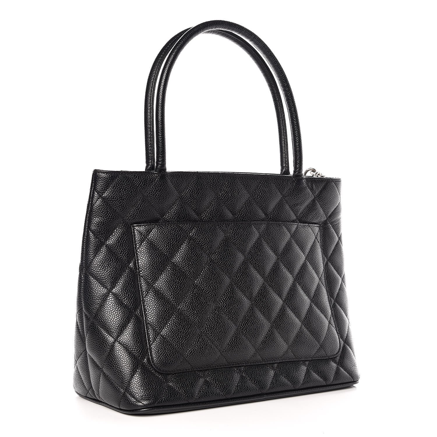Chanel Caviar Quilted Medallion Tote Black 3 of 9