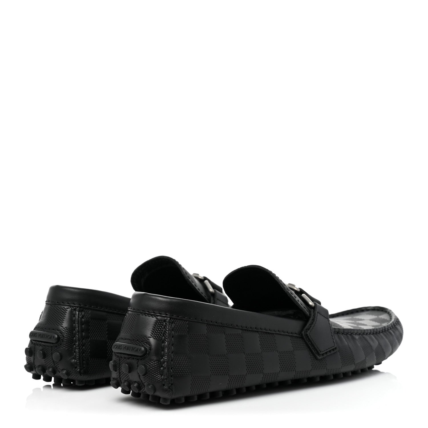Louis Vuitton Damier Infini Hockenheim Moccasin Loafers 7 Onyx 5 of 9