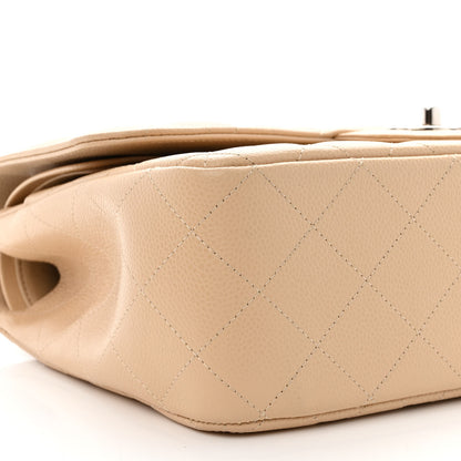 Chanel Caviar Quilted Jumbo Double Flap Beige Clair 9 of 13