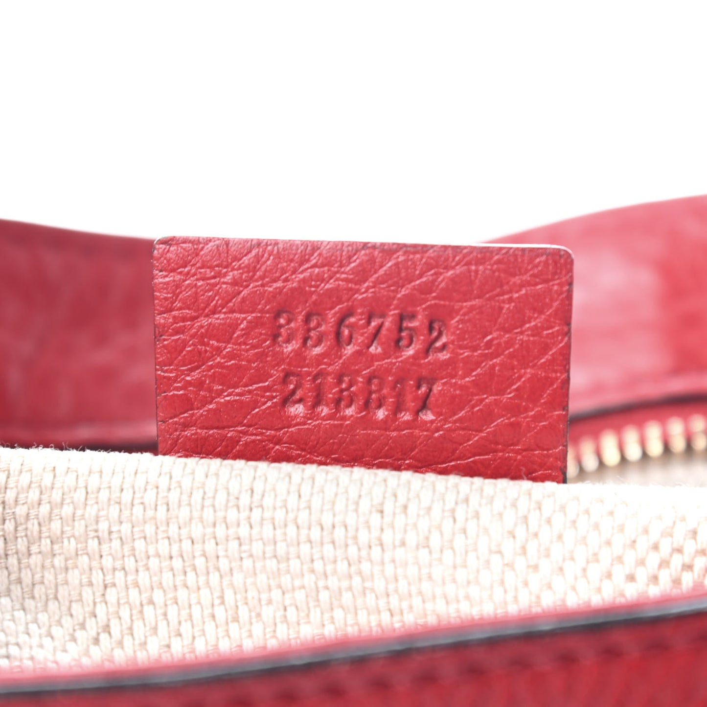 Pebbled Calfskin Medium Soho Flap Crossbody Red