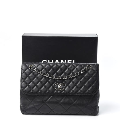 Chanel Calfskin Quilted In The Business Flap Bag Black 10 of 10