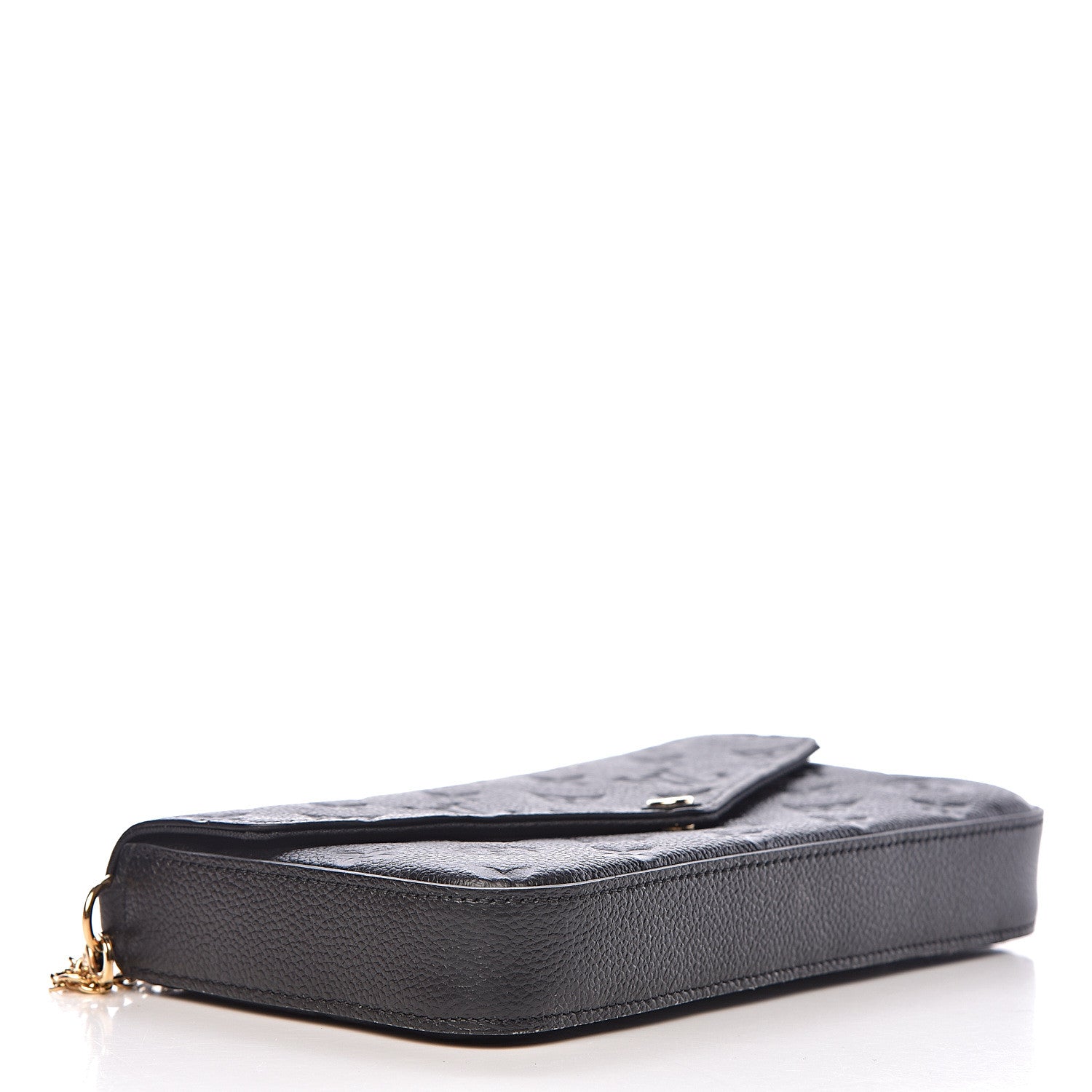 Louis Vuitton Empreinte Pochette Felicie Chain Wallet Black 4 of 12