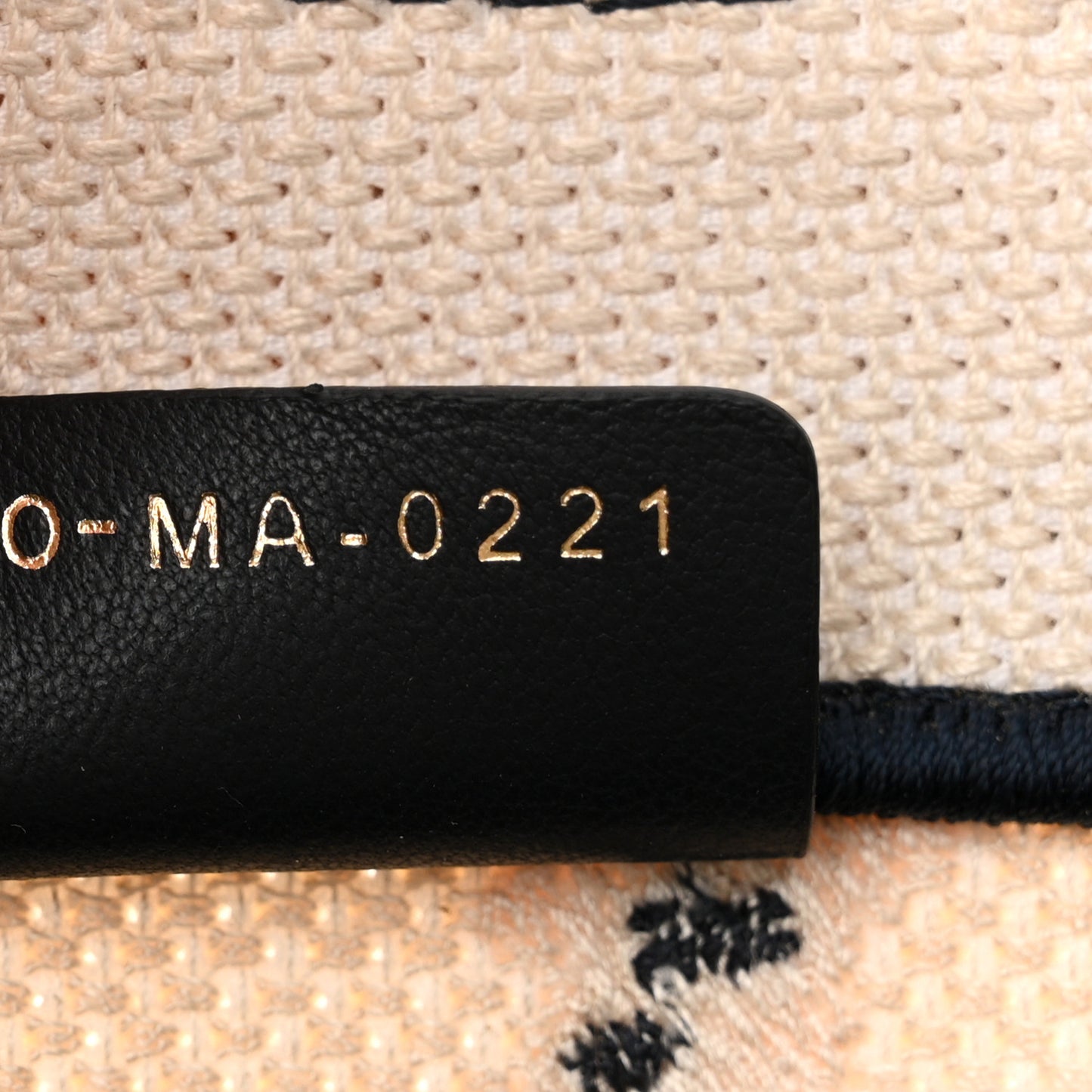 Canvas Embroidered Medium Palms Toile De Jouy Book Tote Blue