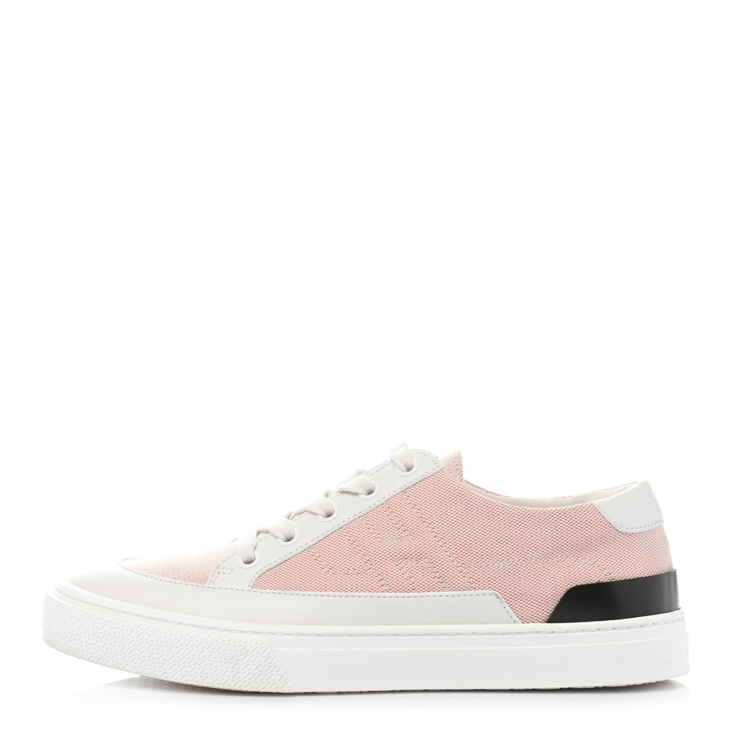 Canvas Calfskin Deep Sneakers 38 Framboise White