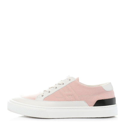 Hermes Canvas Calfskin Deep Sneakers 38 Framboise White 1 of 10